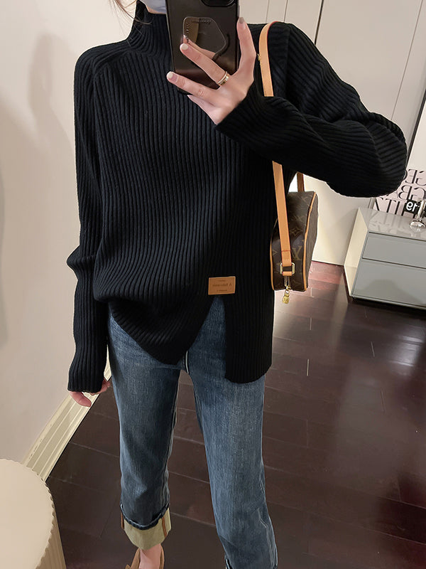 Vera Amélie Mock-Neck Sweater