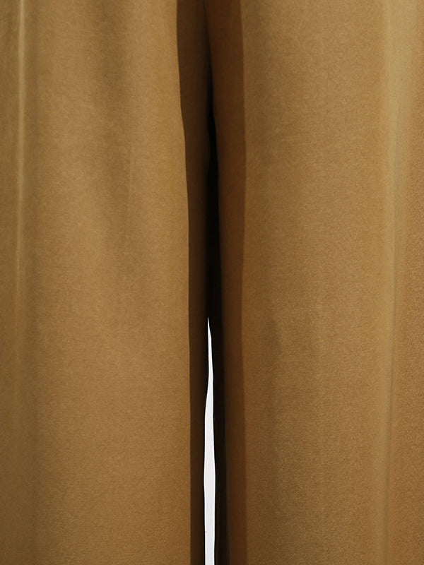 High Waisted Sleeveless Belted Solid Color Spaghetti-Neck Jumpsuits