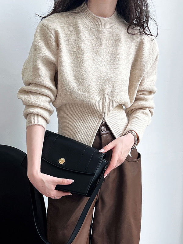 Vale Modern Ease Zip Sweater