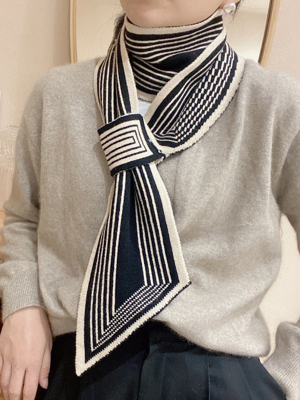 Vera Amélise Striped Scarf