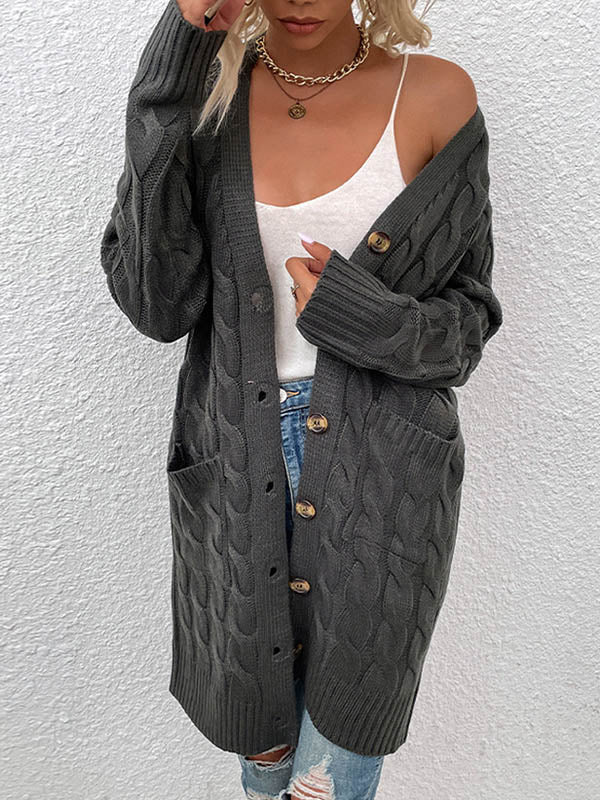 Vale Knit Jacquard Cardigan