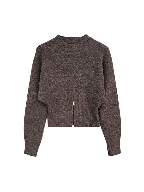 Vale Modern Ease Zip Sweater