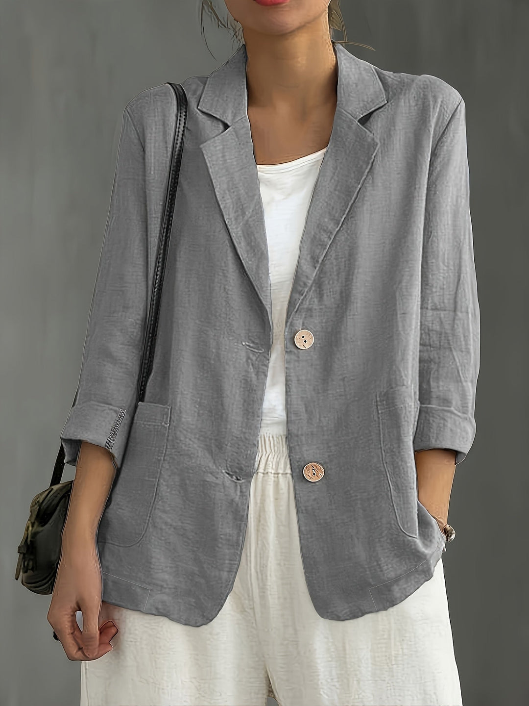 Vale® – Clara Signature Cotton Blazer