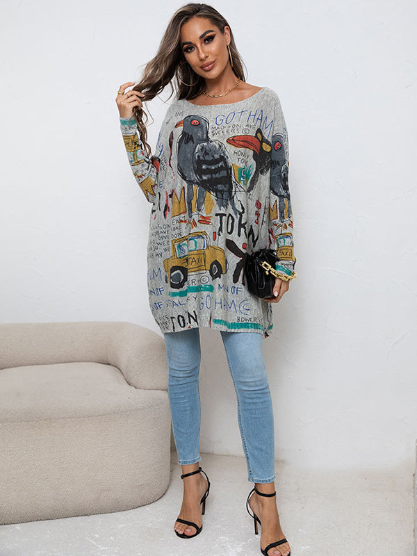 Vera Marlowe Printed Sweater
