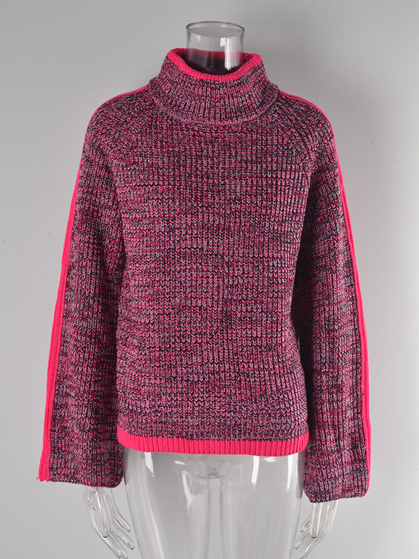 Vale Contrast Edge Sweater Top