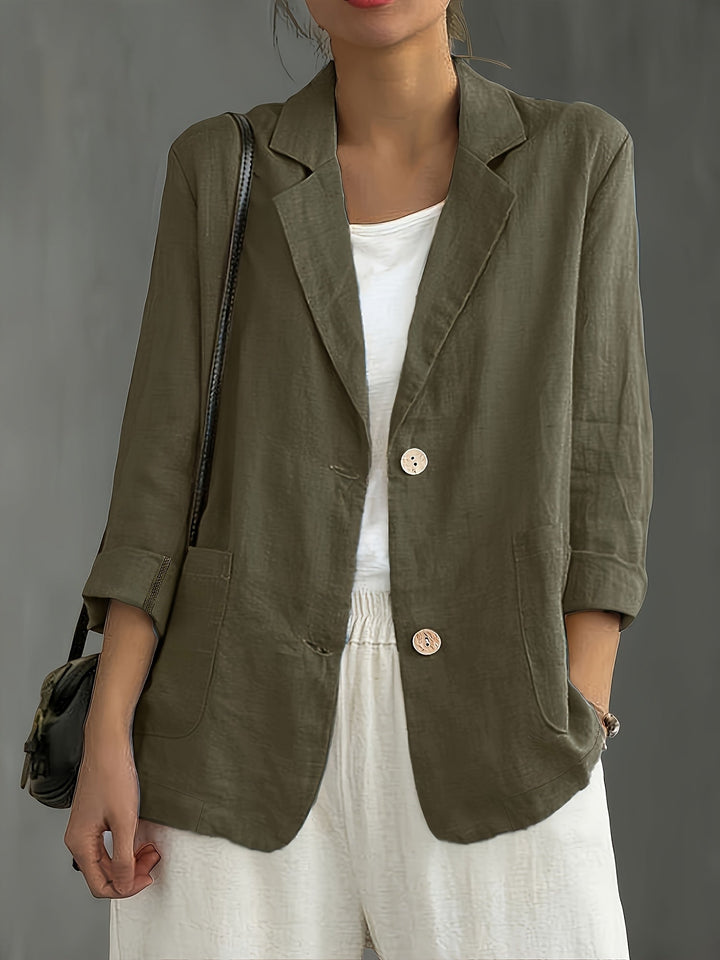 Vale® – Clara Signature Cotton Blazer