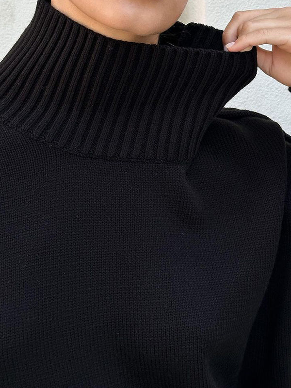 Vale Aurelle High-Neck Sweater