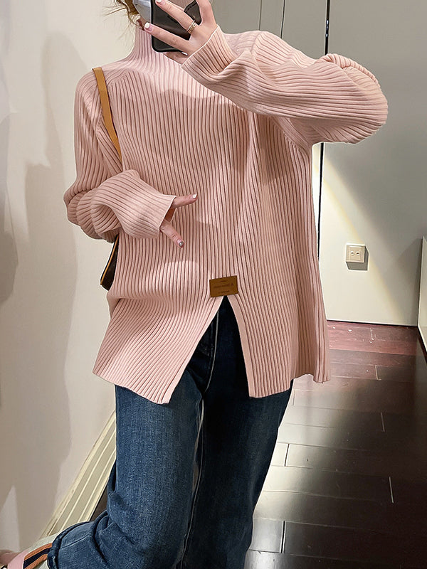 Vera Amélie Mock-Neck Sweater