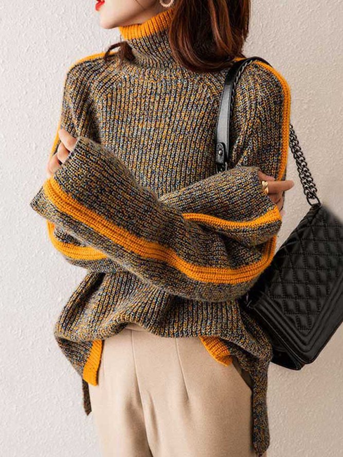 Vale Contrast Edge Sweater Top