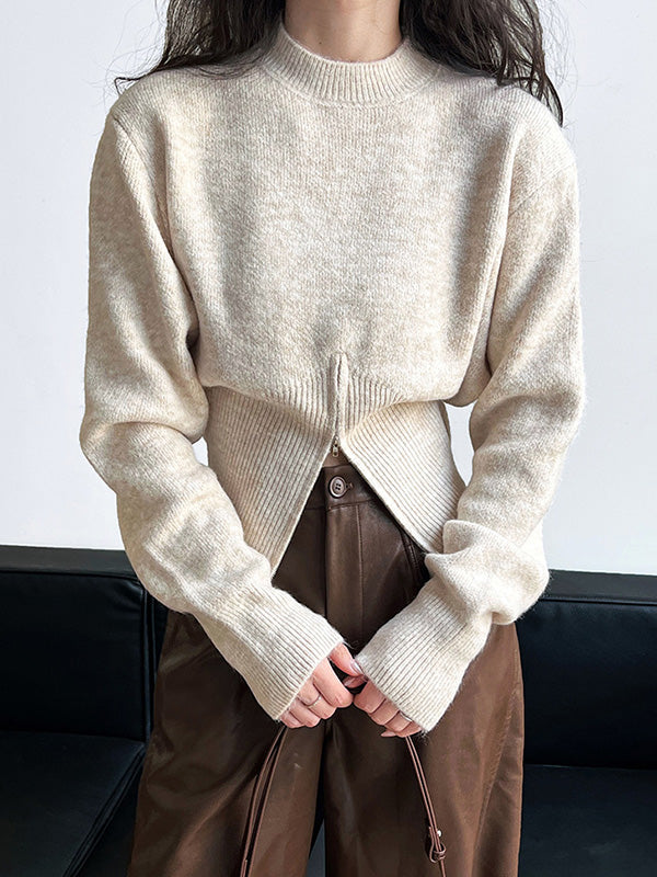 Vale Modern Ease Zip Sweater