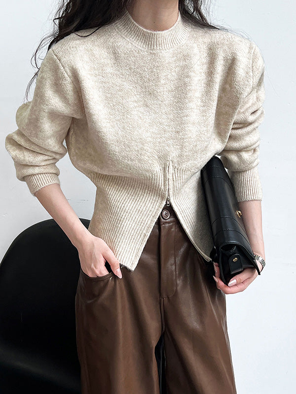Vale Modern Ease Zip Sweater