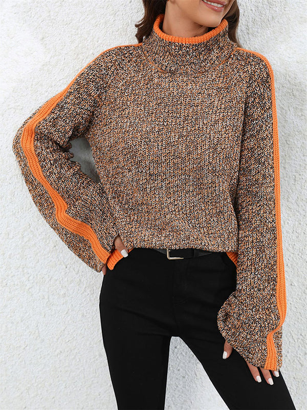 Vale Contrast Edge Sweater Top