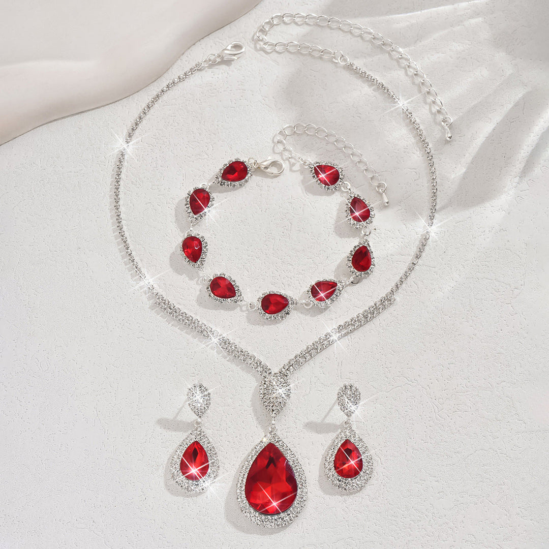 Thalira Bloodwynne Jewelry Set | White Gold