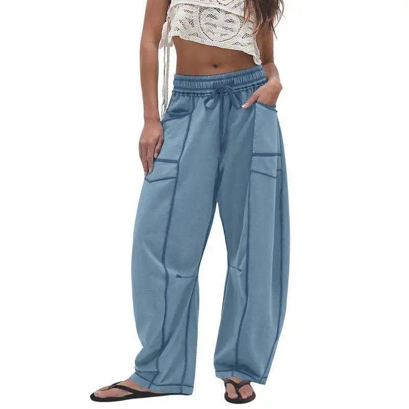 Vale® – Relaxed Fit Wide Leg Trousers