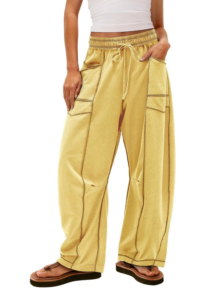Vale® – Relaxed Fit Wide Leg Trousers