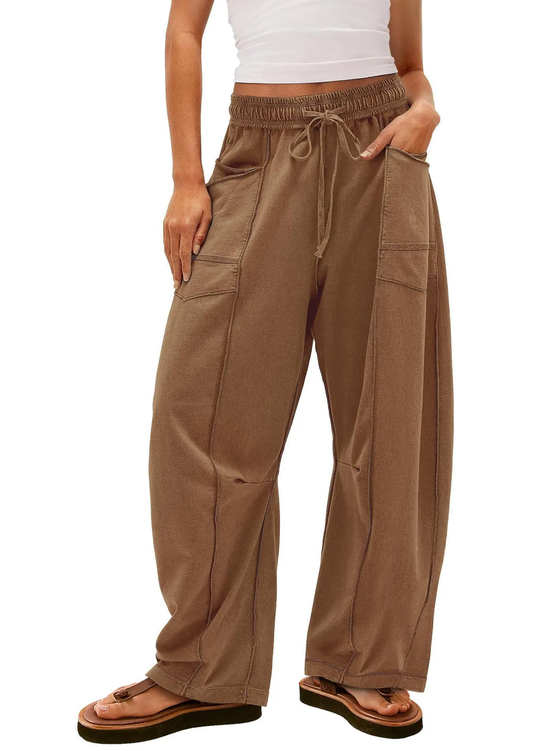 Vale® – Relaxed Fit Wide Leg Trousers