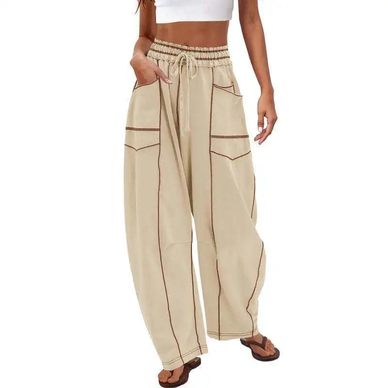 Vale® – Relaxed Fit Wide Leg Trousers