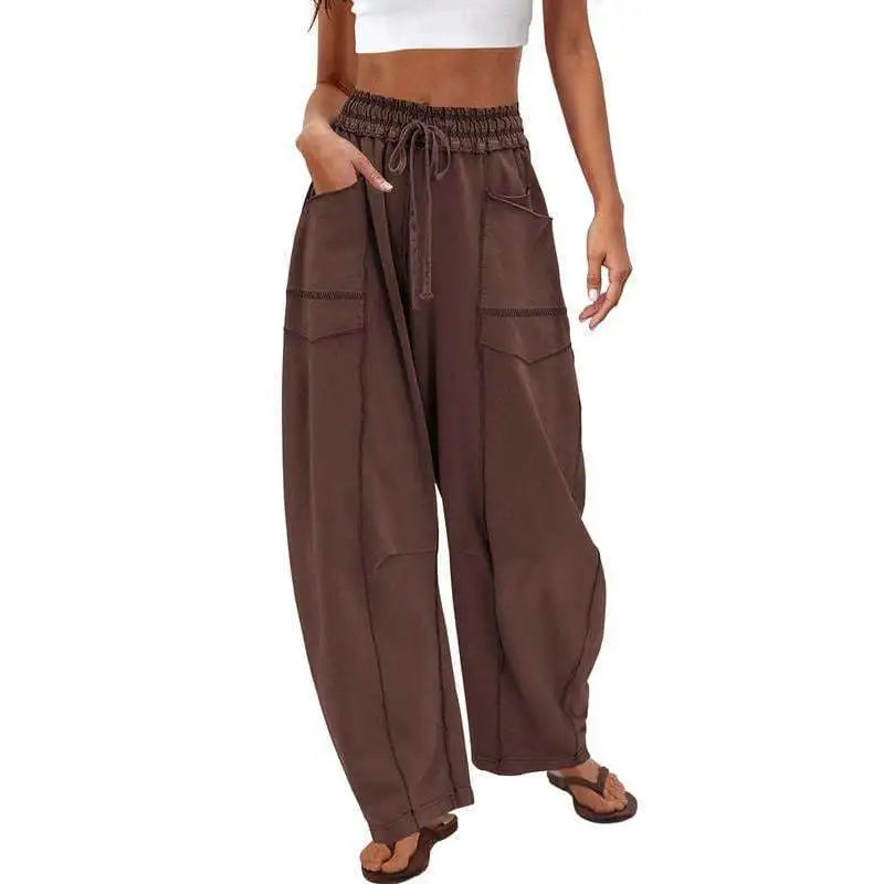 Vale® – Relaxed Fit Wide Leg Trousers