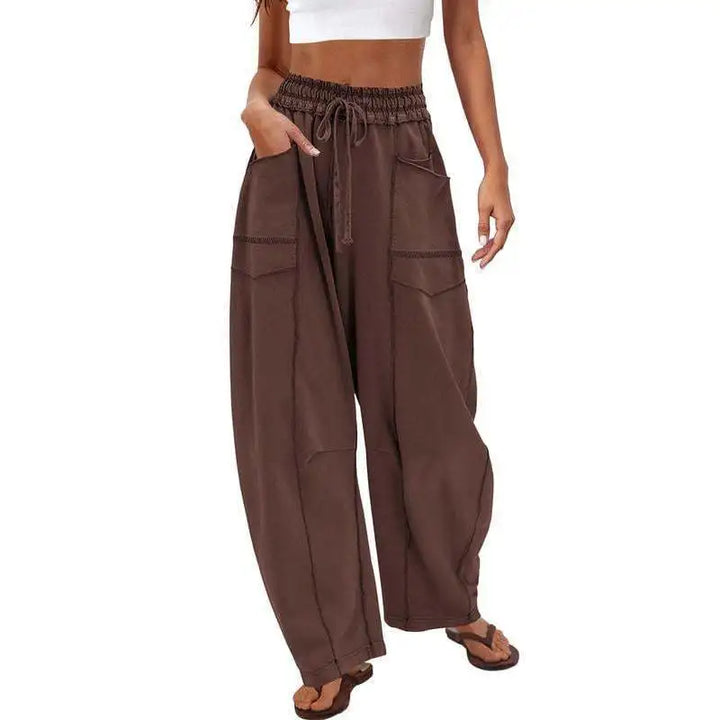 Vale® – Relaxed Fit Wide Leg Trousers