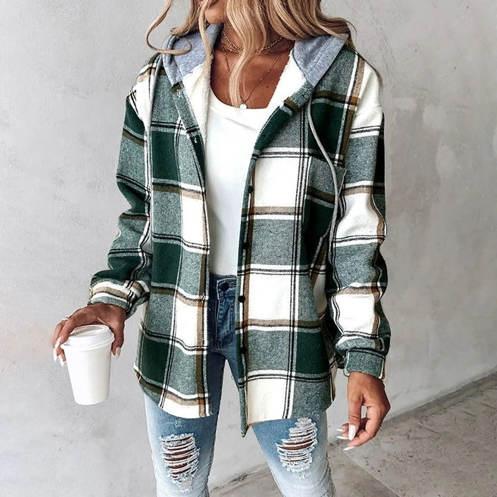 Vera® – Isabelle Cozy Plaid Jacket