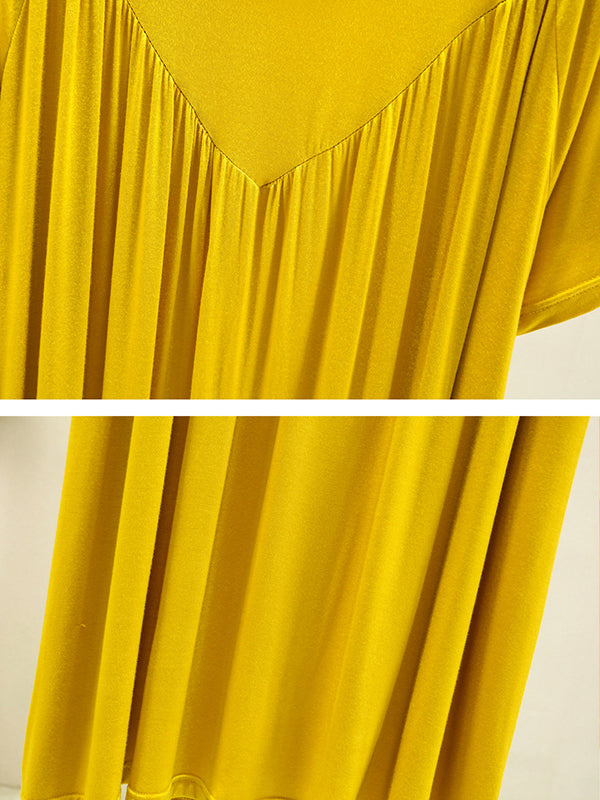 Vale Aurelia Pleated Lounge Dress