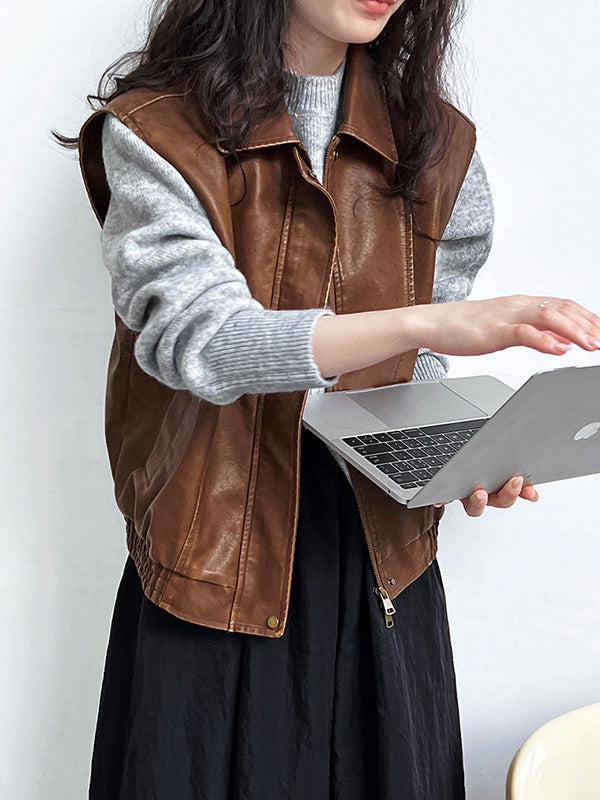 Vale Modern Ease Zip Sweater