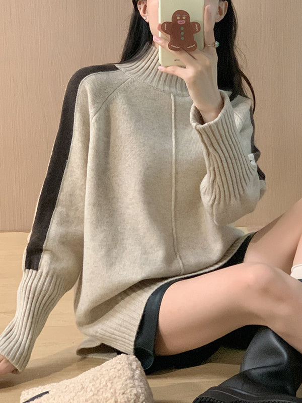 Vale Contour High-Neck Sweater