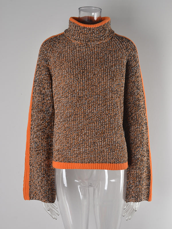 Vale Contrast Edge Sweater Top