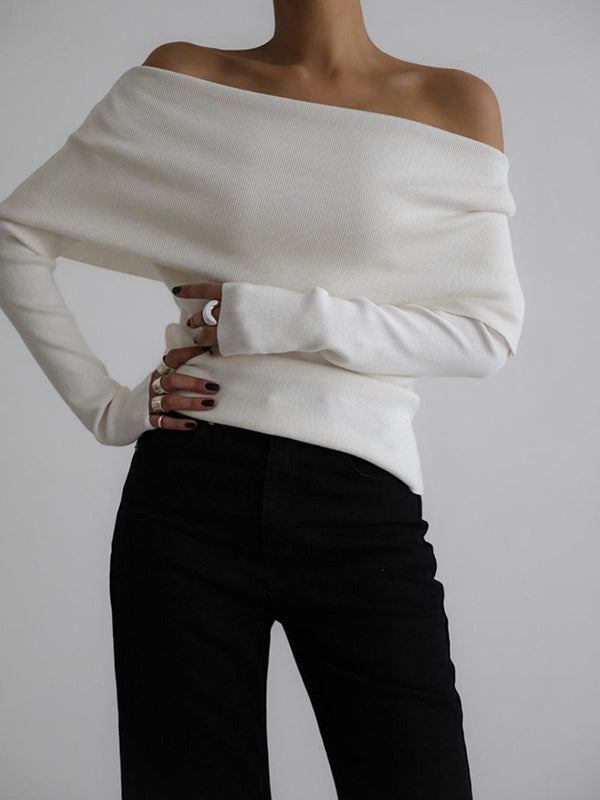 Vera Lévoire Off-Shoulder Knit