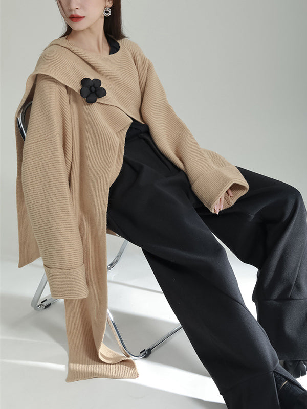 Vera Bloom Asymmetric Cardigan