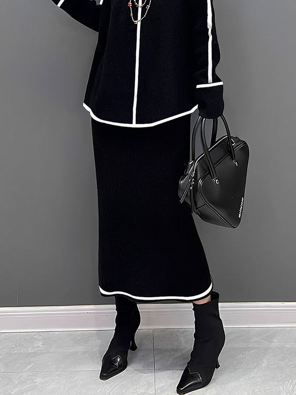 Vera Maren Contrast Skirt