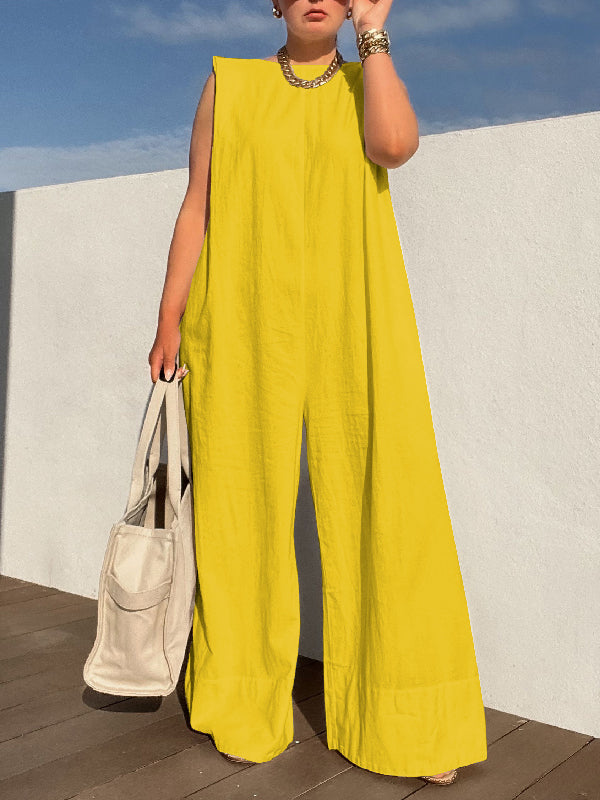 Vera Cade Wide-Leg Jumpsuit