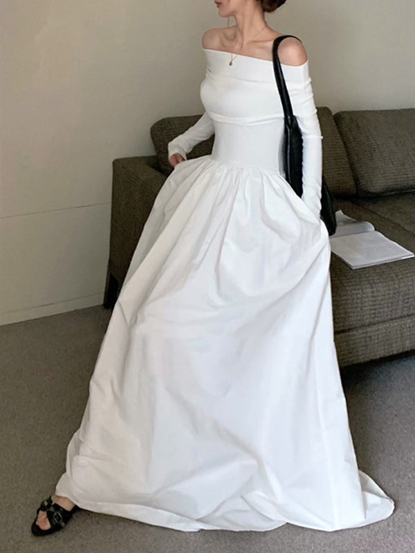 Vale Amoura Pleated Gown