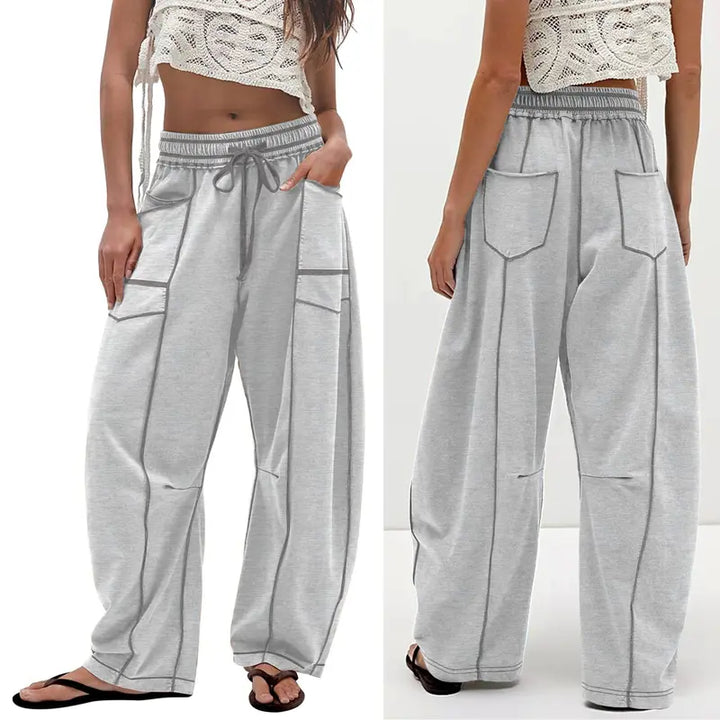 Vale® – Relaxed Fit Wide Leg Trousers