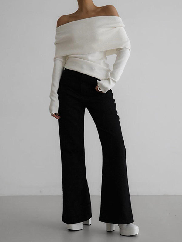 Vera Lévoire Off-Shoulder Knit