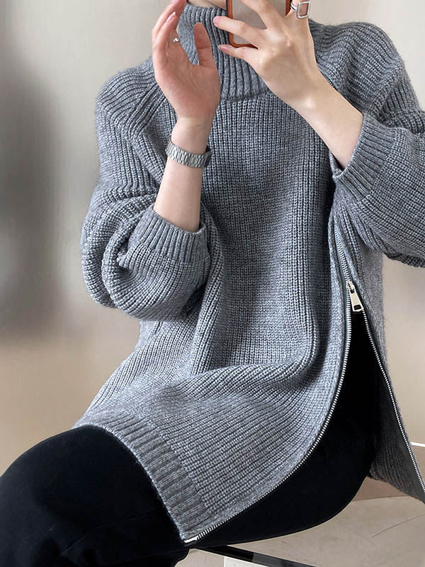 Vera Elodie Zip Sweater