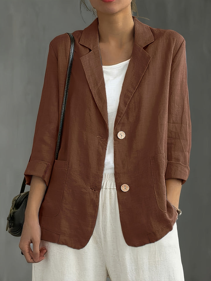 Vale® – Clara Signature Cotton Blazer