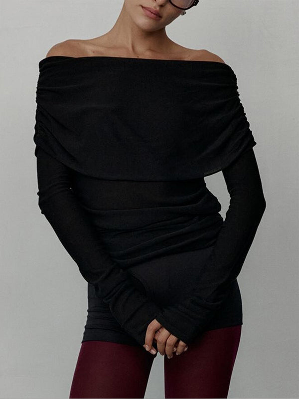 Vera Lévoire Off-Shoulder Knit