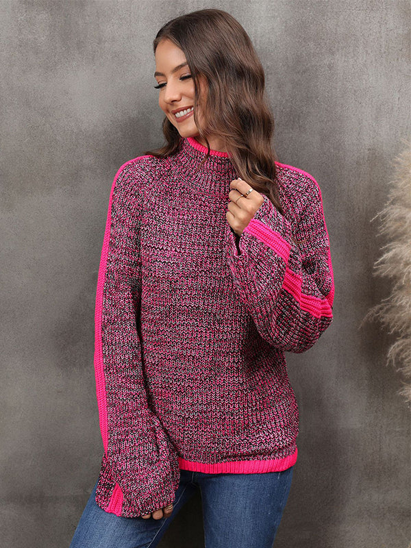 Vale Contrast Edge Sweater Top