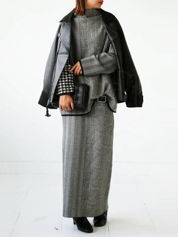 Vera Elowen Checked Luxe Knit