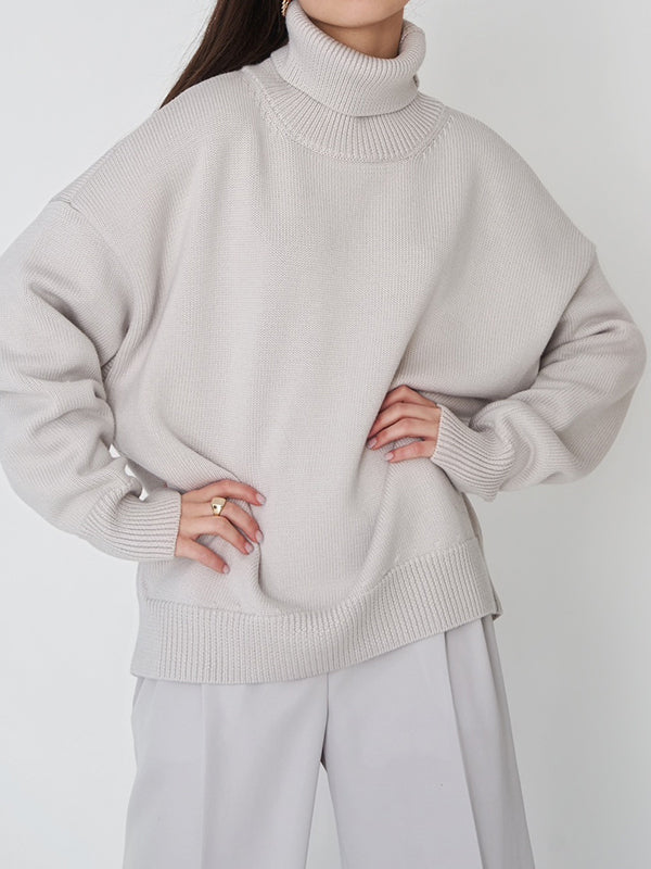 Vera Elise High-Neck Sweater