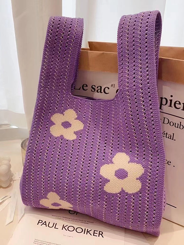 Vale Fiore Knit Handbag