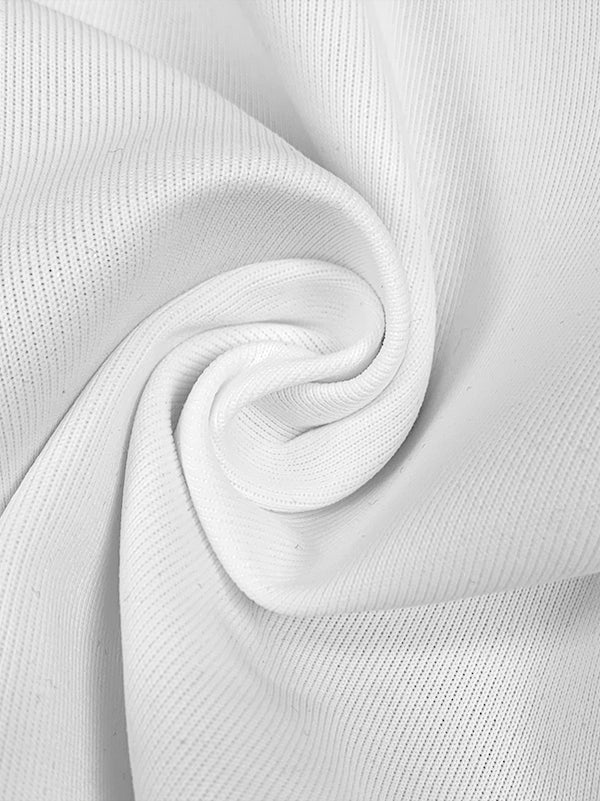 Loose Puff Sleeves Contrast Color Split-Joint Stand Collar Outerwear