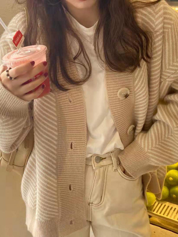 Vera Harmony Contrast Cardigan