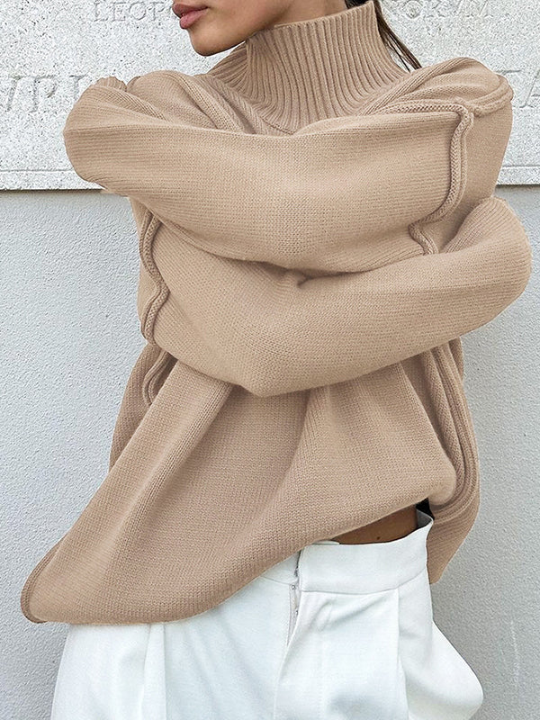 Vale Aurelle High-Neck Sweater