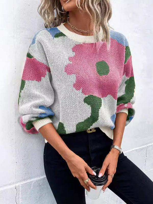 Vale Marisol Floral Sweater