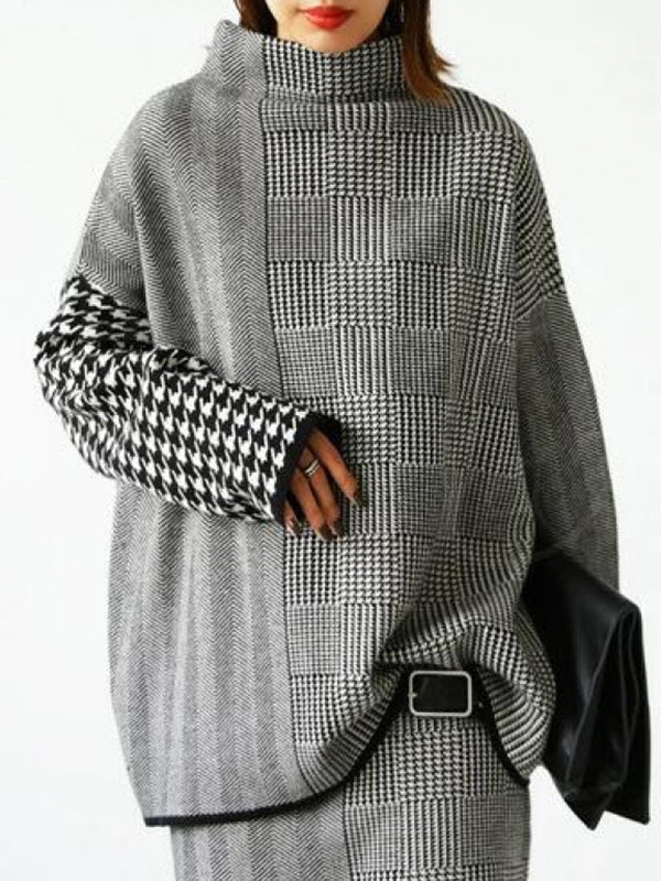 Vera Elowen Checked Luxe Knit