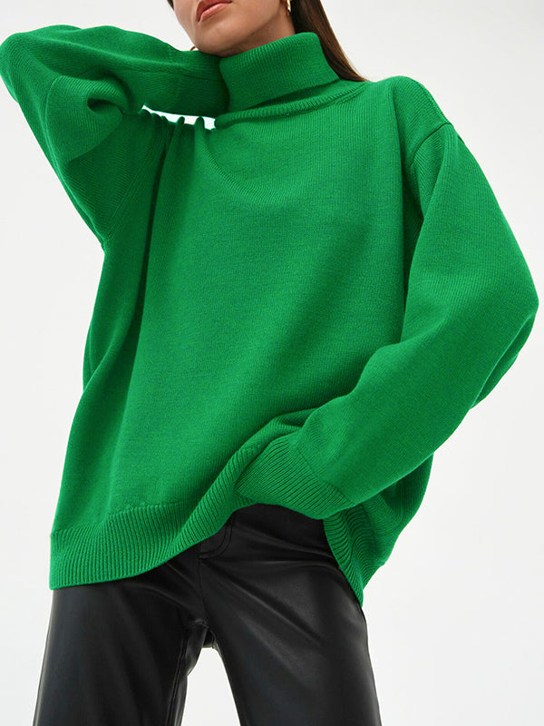 Vera Elise High-Neck Sweater