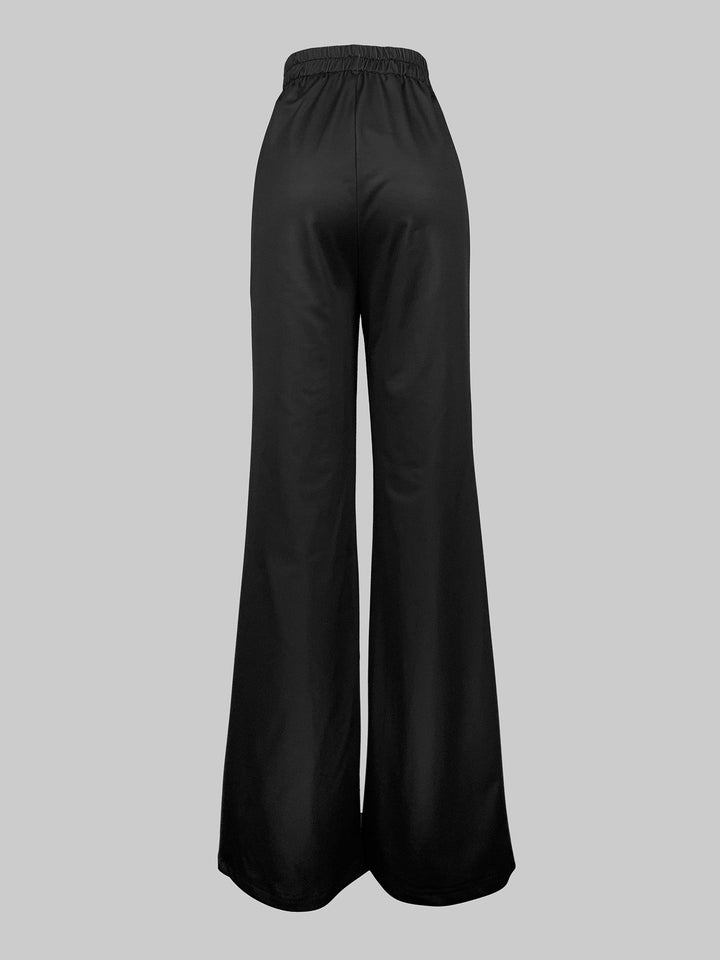 Vale Noir Stride Wide-Leg Pants