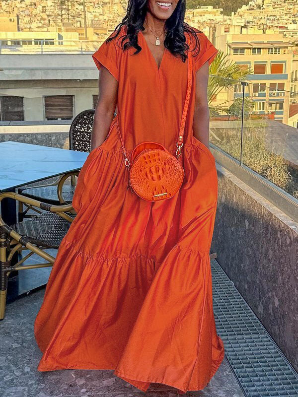 Vera Serenity Pleat Maxi Dress
